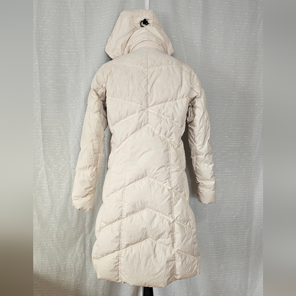 Patagonia Cream Down With It Hooded Full Zip Parka Jacket Size S - Picture 8 of 12